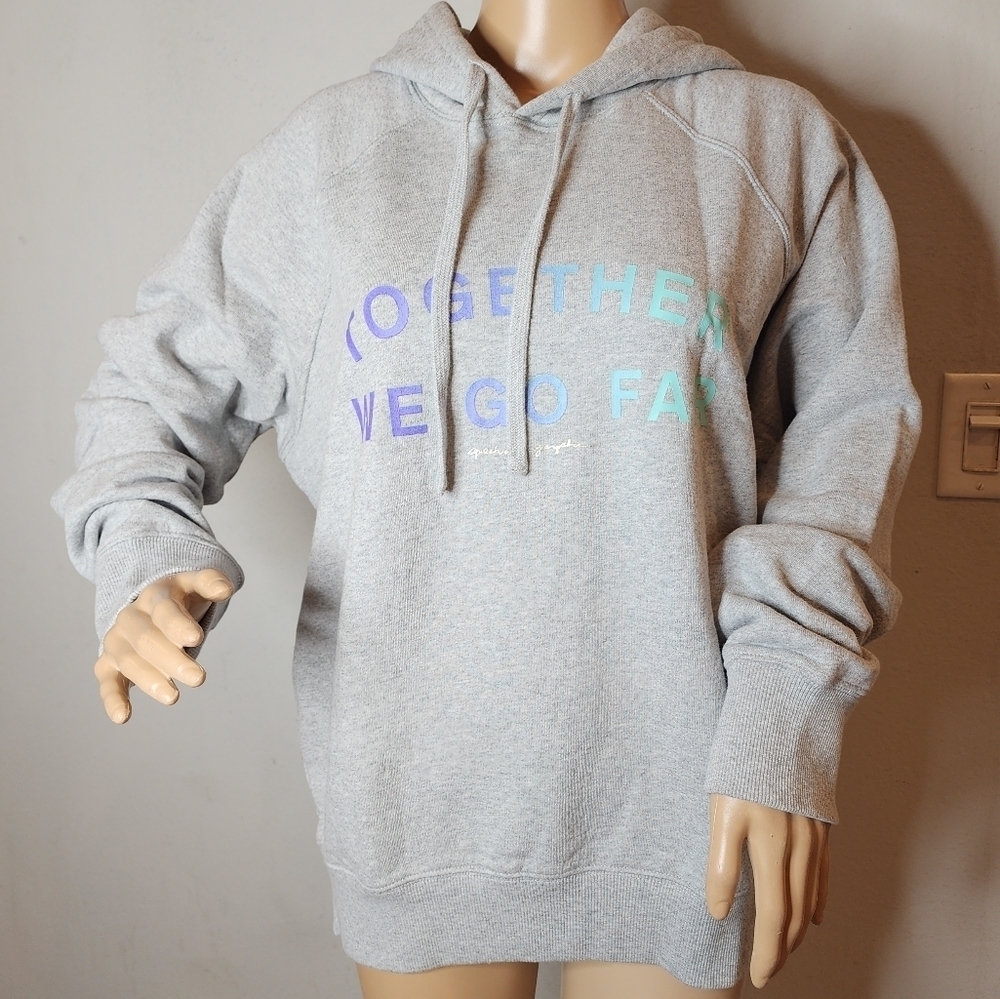 NWT Spiritual Gangster X Peloton Classic Raglan Hoodie. Grey. Size Large.